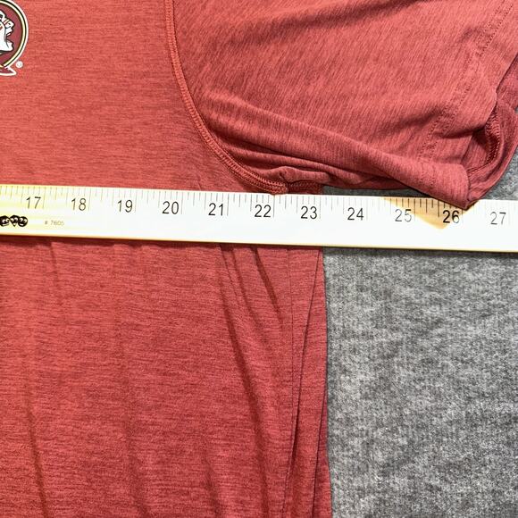 Columbia FSU Seminoles Polo Shirt XL Red Gold Omni-Wick‎ Performance Golf NCAA - Picture 5 of 5